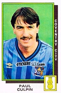 Sticker Paul Culpin - UK Football 1985-1986 n. 82 - Panini