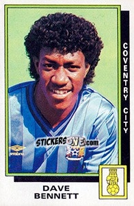 Sticker Dave Bennett - UK Football 1985-1986 - Panini