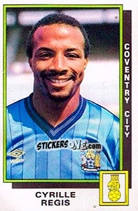 Sticker Cyrille Regis - UK Football 1985-1986 n. 85 - Panini