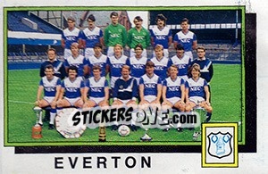 Sticker Team - UK Football 1985-1986 - Panini