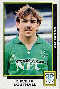 Figurina Neville Southall - UK Football 1985-1986 n. 89 - Panini