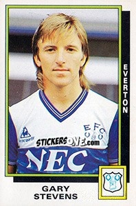 Sticker Gary Stevens - UK Football 1985-1986 n. 92 - Panini