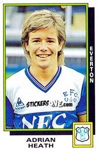 Sticker Adrian Heath - UK Football 1985-1986 - Panini