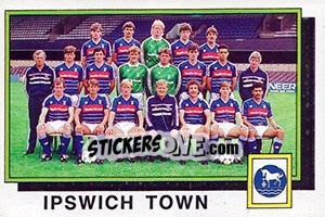 Sticker Team - UK Football 1985-1986 - Panini