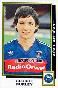 Sticker George Burley - UK Football 1985-1986 n. 106 - Panini