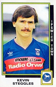 Sticker Kevin Steggles - UK Football 1985-1986 - Panini