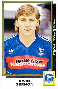 Sticker Irvin Gernon - UK Football 1985-1986 n. 109 - Panini
