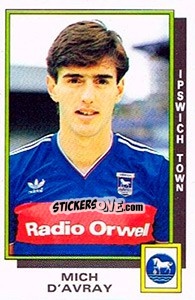 Sticker Mich d'Avray - UK Football 1985-1986 n. 114 - Panini