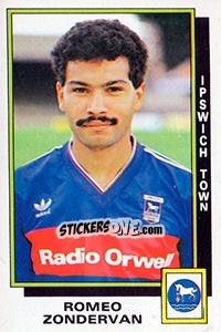 Sticker Romeo Zondervan - UK Football 1985-1986 n. 116 - Panini