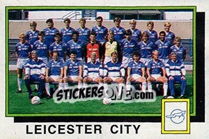 Sticker Team - UK Football 1985-1986 - Panini