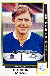 Sticker Gordon Milne - UK Football 1985-1986 - Panini