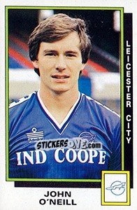 Sticker John O'Neill - UK Football 1985-1986 n. 122 - Panini