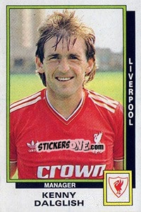 Sticker Kenny Dalglish - UK Football 1985-1986 n. 136 - Panini