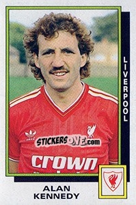 Sticker Alan Kennedy - UK Football 1985-1986 n. 139 - Panini
