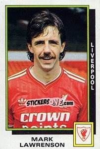 Figurina Mark Lawrenson - UK Football 1985-1986 n. 140 - Panini