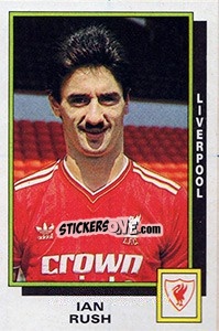 Cromo Ian Rush - UK Football 1985-1986 - Panini