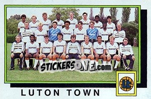 Sticker Team - UK Football 1985-1986 n. 150 - Panini