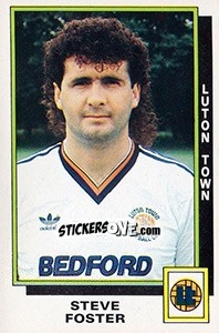 Sticker Steve Foster - UK Football 1985-1986 n. 156 - Panini