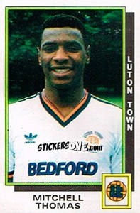Sticker Mitchell Thomas - UK Football 1985-1986 n. 157 - Panini