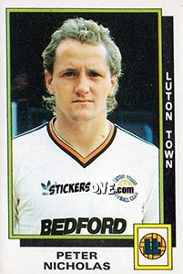 Cromo Peter Nicholas - UK Football 1985-1986 - Panini