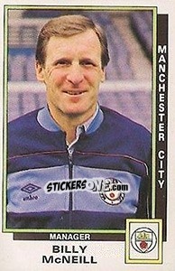 Cromo Billy McNeill - UK Football 1985-1986 - Panini