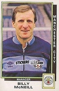 Sticker Billy McNeill - UK Football 1985-1986 n. 168 - Panini