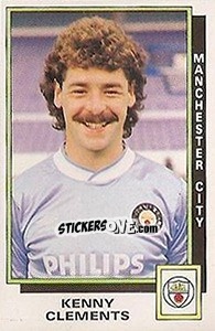 Figurina Kenny Clements - UK Football 1985-1986 n. 170 - Panini