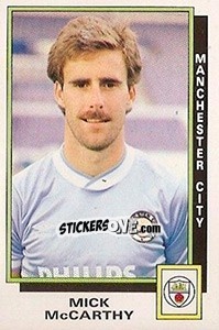 Cromo Mick McCarthy - UK Football 1985-1986 - Panini