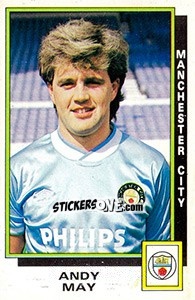 Sticker Andy May - UK Football 1985-1986 - Panini