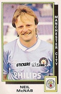 Sticker Neil McNab - UK Football 1985-1986 - Panini