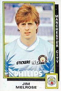 Sticker Jim Melrose - UK Football 1985-1986 n. 179 - Panini