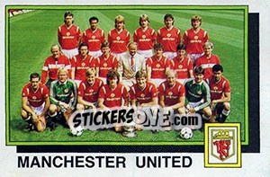 Sticker Team - UK Football 1985-1986 - Panini