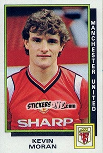 Cromo Kevin Moran - UK Football 1985-1986 - Panini