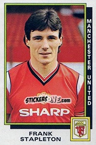 Figurina Frank Stapleton - UK Football 1985-1986 n. 197 - Panini