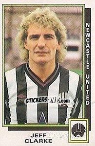 Cromo Jeff Clarke - UK Football 1985-1986 - Panini