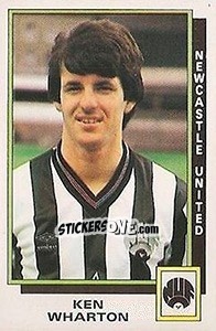 Cromo Ken Wharton - UK Football 1985-1986 - Panini