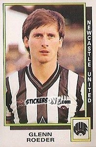 Figurina Glenn Roeder - UK Football 1985-1986 - Panini