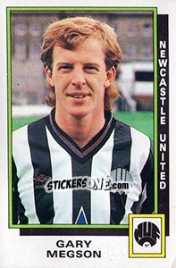 Figurina Gary Megson - UK Football 1985-1986 n. 208 - Panini