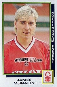 Cromo James McInally - UK Football 1985-1986 - Panini