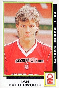 Cromo Ian Butterworth - UK Football 1985-1986 - Panini
