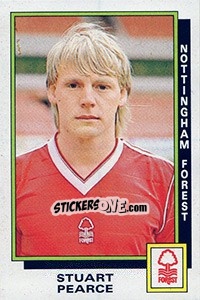 Sticker Stuart Pearce - UK Football 1985-1986 n. 221 - Panini
