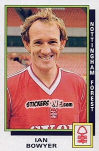 Cromo Ian Bowyer - UK Football 1985-1986 - Panini