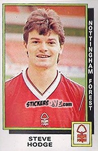 Sticker Steve Hodge - UK Football 1985-1986 - Panini
