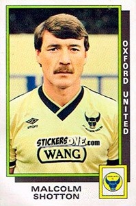 Sticker Malcolm Shotton - UK Football 1985-1986 n. 237 - Panini