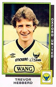 Cromo Trevor Hebberd - UK Football 1985-1986 - Panini