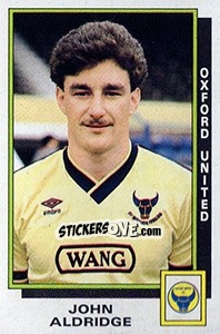 Sticker John Aldridge - UK Football 1985-1986 - Panini