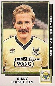 Sticker Billy Hamilton - UK Football 1985-1986 n. 244 - Panini