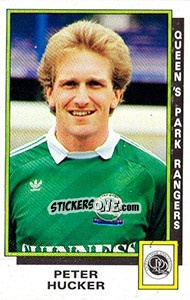 Figurina Peter Hucker - UK Football 1985-1986 - Panini