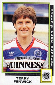 Cromo Terry Fenwick - UK Football 1985-1986 - Panini