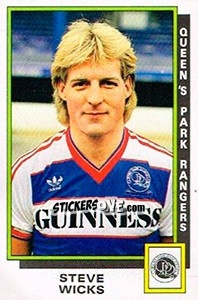 Sticker Steve Wicks - UK Football 1985-1986 n. 253 - Panini